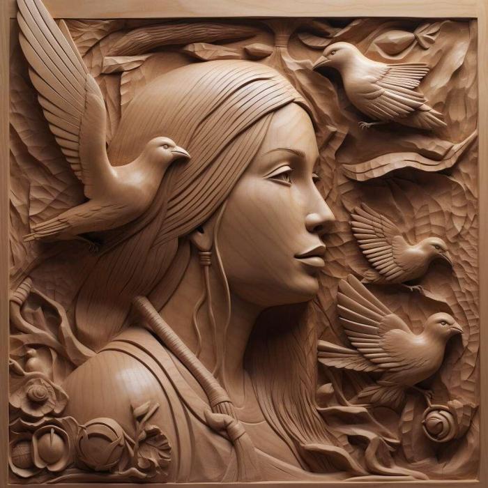 نموذج ثلاثي الأبعاد لآلة CNC 3D Art 